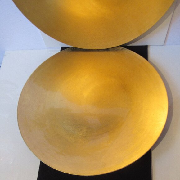 2, 13" Gold leaf Platter. Pier 1 Imports, Vintage, Like New! - Picture 5 of 5